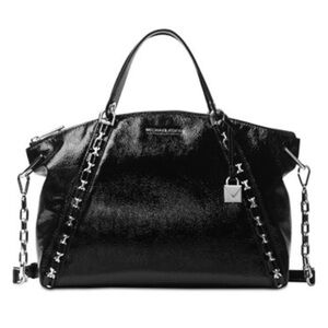 MICHAEL Michael Kors Sadie Satchel Black Bag